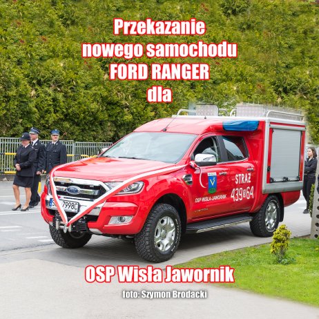 Ford Ranger w służbie OSP Wisła Jawornik